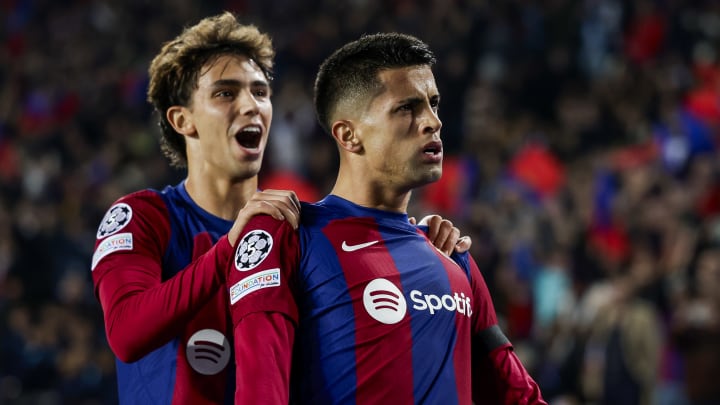 Joao Félix et Joao Cancelo - FC Barcelone