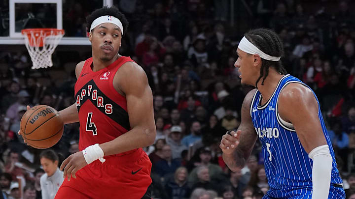 Scottie Barnes, Toronto Raptors; Paolo Banchero, Orlando Magic Scottie Barnes, Toronto Raptors; Paolo Banchero, Orlando Magic