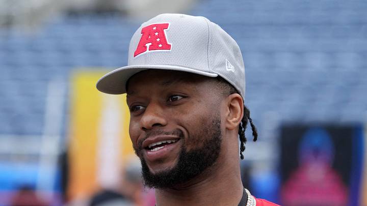Former Houston Texans running back Joe Mixon during the Pro Bowl Games Former Houston Texans running back Joe Mixon during the Pro Bowl Games