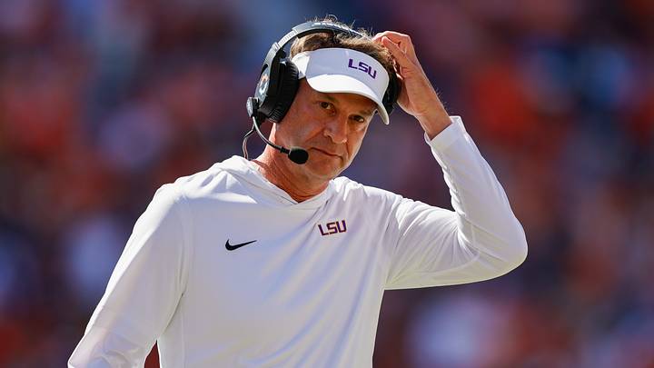 LSU coach Lane Kiffin