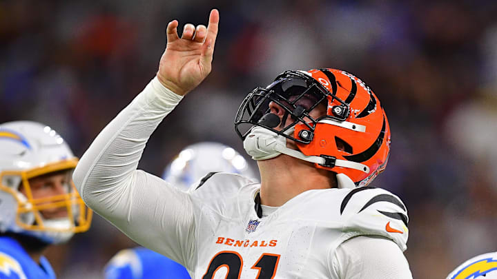 Cincinnati Bengals defensive end Trey Hendrickson (91).