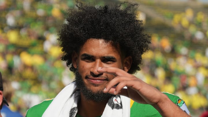 Oregon Quarterback Dante Moore dan lanning injury dakorien moore alex harkey kenyon sadiq gary bryant jr minnesota golden gophers