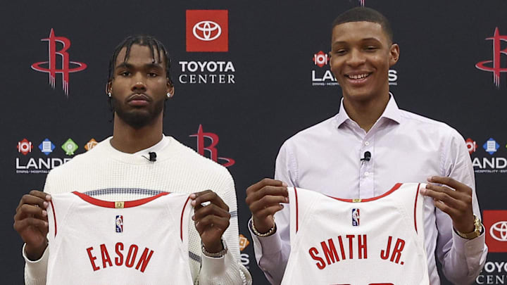 First round draft picks Tari Eason and Jabari Smith Jr.