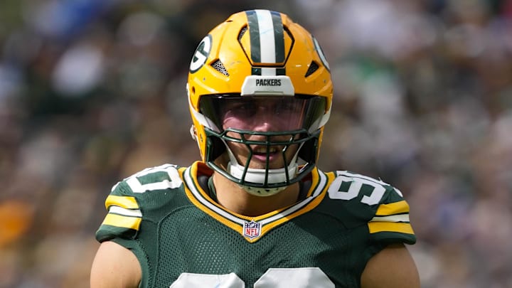 Green Bay Packers defensive lineman Lukas Van Ness
