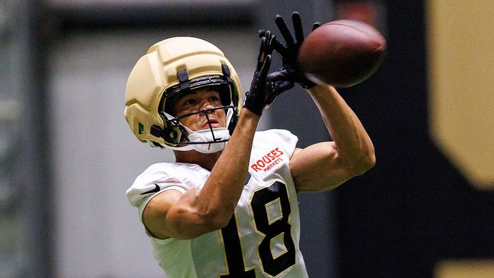 New Orleans Saints wide receiver Bryce Lance New Orleans Saints wide receiver Bryce Lance