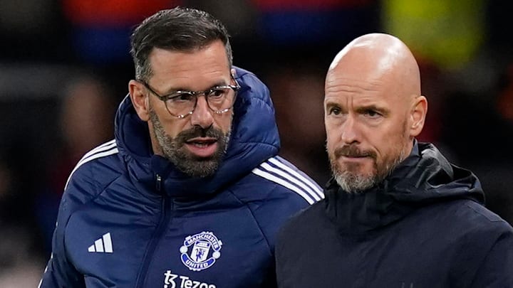 Erik ten Hag's (right) side dropped points in the Europa League.