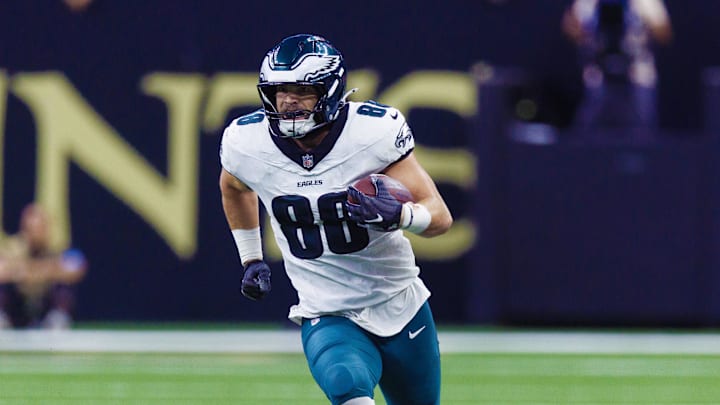 Goedert starred with 10 catches for 170 yards against the Saints.