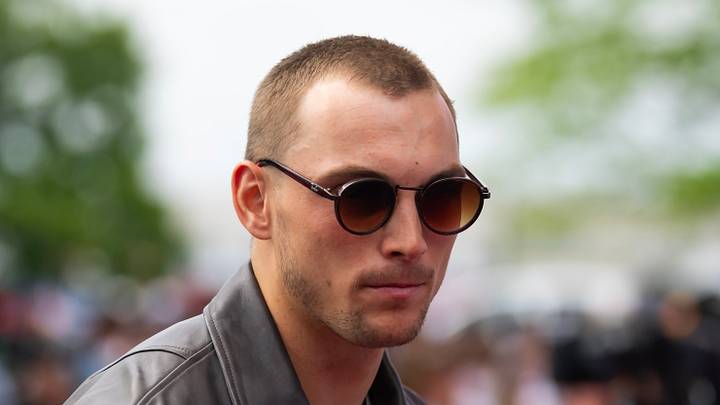 Indianapolis Colts' Alec Pierce on the red carpet before the running of the Indianapolis 500