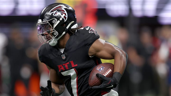 Atlanta Falcons running back Bijan Robinson Atlanta Falcons running back Bijan Robinson