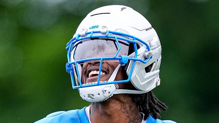 Detroit Lions wide receiver Jameson Williams (1). Detroit Lions wide receiver Jameson Williams (1).
