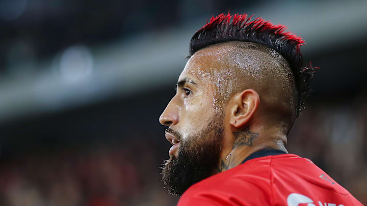 Vidal está em recuperação da lesão sem data de retorno definida