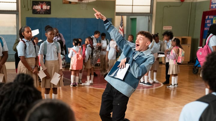 ABBOTT ELEMENTARY - ÒPlease Touch MuseumÓ - Abbott Elementary goes on a schoolwide field trip to the Please Touch Museum, which has some of the older kids skeptical. WEDNESDAY, APRIL 16 (8:30-9:02 p.m. EDT), on ABC. (Disney/Gilles Mingasson)
CHRIS PERFETTI
