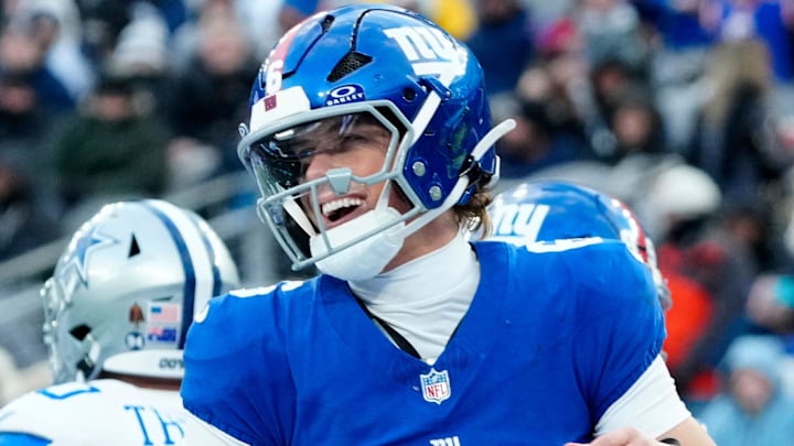 New York Giants quarterback Jaxson Dart 