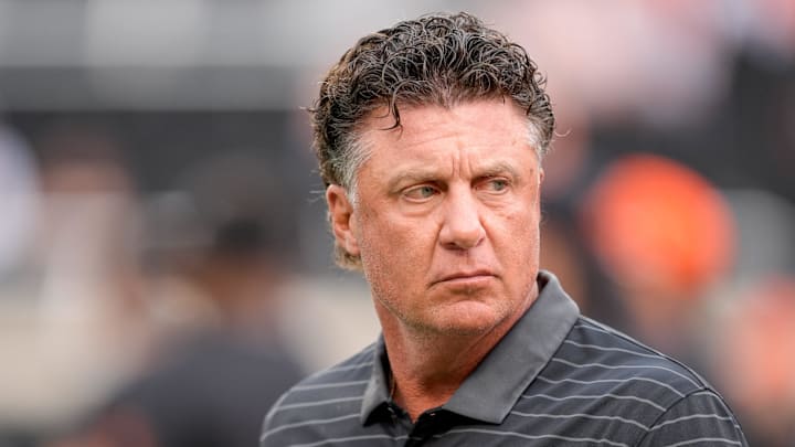 Former Oklahoma State Head coach Mike Gundy Former Oklahoma State Head coach Mike Gundy