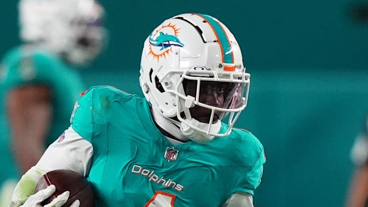 Miami Dolphins cornerback Kader Kohou (4).