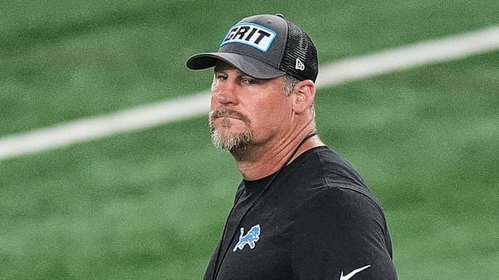 Detroit Lions head coach Dan Campbell. Detroit Lions head coach Dan Campbell.