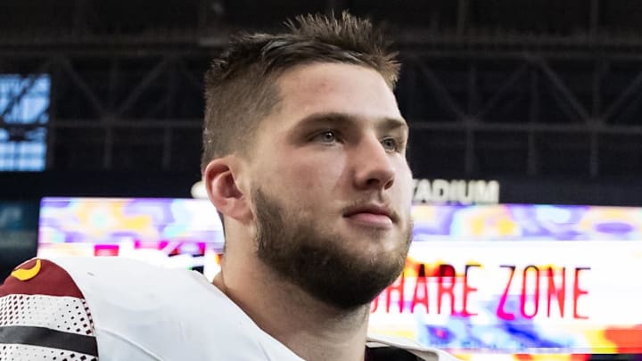 Washington Commanders tight end Ben Sinnott Washington Commanders tight end Ben Sinnott