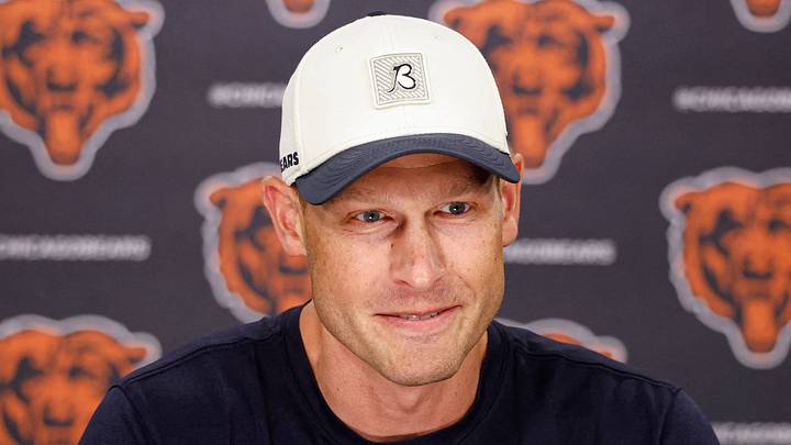 Chicago Bears head coach Ben Johnson