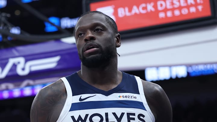 Jan 20, 2026; Salt Lake City, Utah, USA; Minnesota Timberwolves forward Julius Randle (30) reacts after a play against the Utah Jazz during the second half at Delta Center. Mandatory Credit: Rob Gray-Imagn Images Jan 20, 2026; Salt Lake City, Utah, USA; Minnesota Timberwolves forward Julius Randle (30) reacts after a play against the Utah Jazz during the second half at Delta Center. Mandatory Credit: Rob Gray-Imagn Images