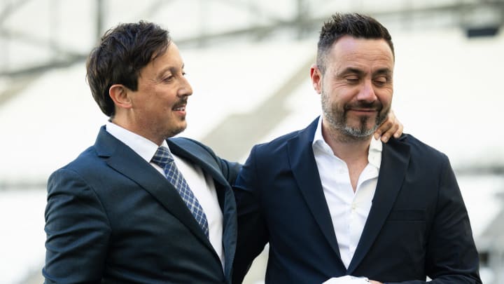 Pablo Longoria et Roberto De Zerbi - OM Pablo Longoria et Roberto De Zerbi - OM