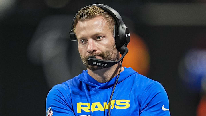 Los Angeles Rams head coach Sean McVay. Los Angeles Rams head coach Sean McVay.