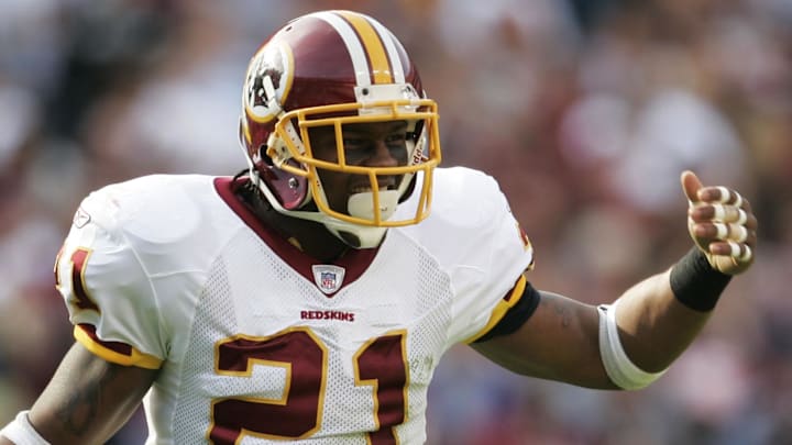 Washington Redskins safety Sean Taylor (21) Mandatory Credit: James Lang-Imagn Images Copyright © James Lang Washington Redskins safety Sean Taylor (21) Mandatory Credit: James Lang-Imagn Images Copyright © James Lang