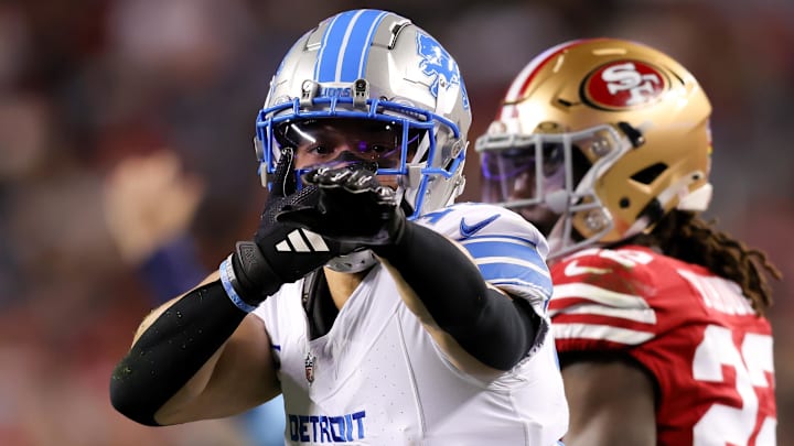 Detroit Lions wide receiver Amon-Ra St. Brown (14). Detroit Lions wide receiver Amon-Ra St. Brown (14).