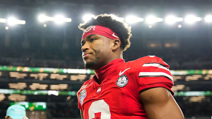 Ohio State Buckeyes defensive back Caleb Downs