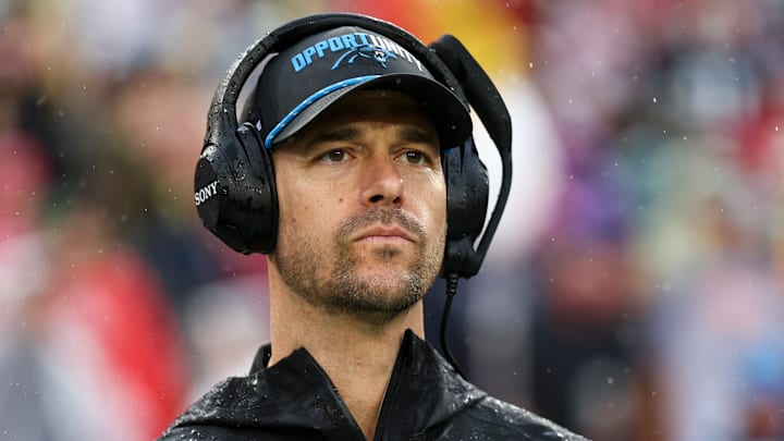 Carolina Panthers head coach Dave Canales