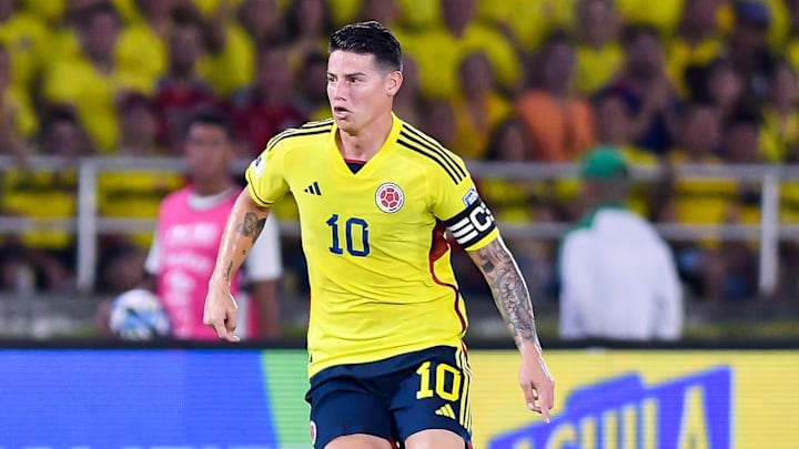 James Rodríguez será titular con Colombia en el juego contra Paraguay