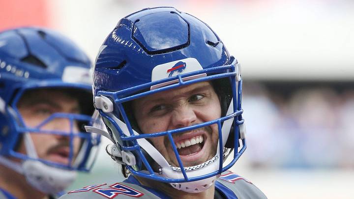 Bills quarterback Josh Allen and the rest of the team wore their new Nickel City uniforms in their game against the Chargers Sunday, September 27, 2026 at Highmark Stadium in Orchard Park, NY.