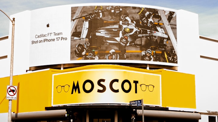 Cadillac F1 Shot on iPhone Billboard Los Angeles