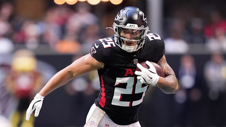 Tyler Allgeier would see an increase in fantasy football value if he lands with the right NFL team this offseason.