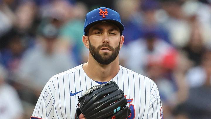 May 26, 2026; New York City, New York, USA;  New York Mets starting pitcher David Peterson (23) at Citi Field. Mandatory Credit: Wendell Cruz-Imagn Images