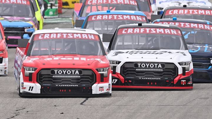 TRICON Garage driver Kaden Honeycutt (11) leads TRICON Garage driver Giovanni Ruggiero (17) into turn one at the Team EJP 175 at New Hampshire Motor Speedway. Eric Canha-Imagn Images TRICON Garage driver Kaden Honeycutt (11) leads TRICON Garage driver Giovanni Ruggiero (17) into turn one at the Team EJP 175 at New Hampshire Motor Speedway. Eric Canha-Imagn Images
