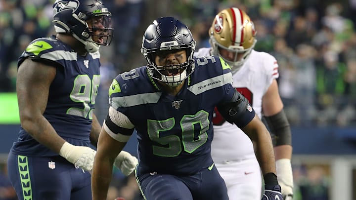 Seattle Seahawks linebacker K.J. Wright (50)
