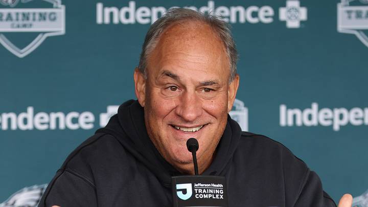 Jul 30, 2026; Philadelphia, PA, USA; Philadelphia Eagles defensive coordinator Vic Fangio Mandatory Credit: Bill Streicher-Imagn Images Jul 30, 2026; Philadelphia, PA, USA; Philadelphia Eagles defensive coordinator Vic Fangio Mandatory Credit: Bill Streicher-Imagn Images