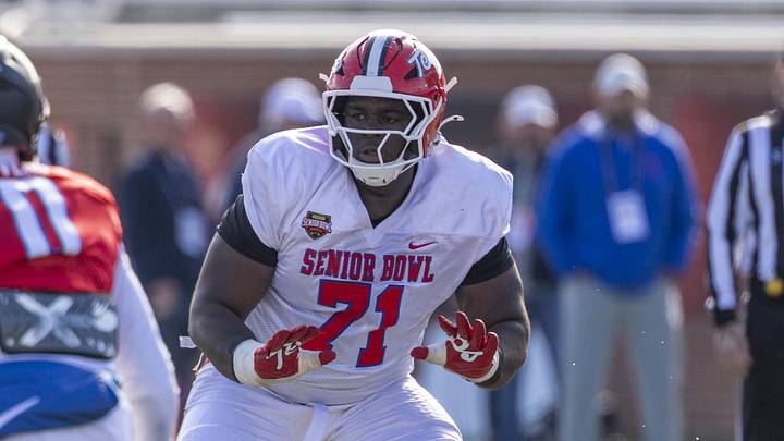 Offensive tackle Alan Herron hopes to make the New Orleans Saints roster as an undrafted free agent.