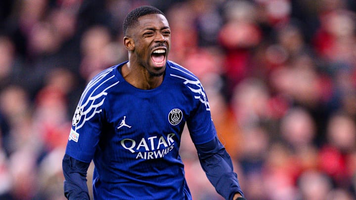 Ousmane Dembélé leads PSG's attack threatening defenses whenever he's on the ball. 