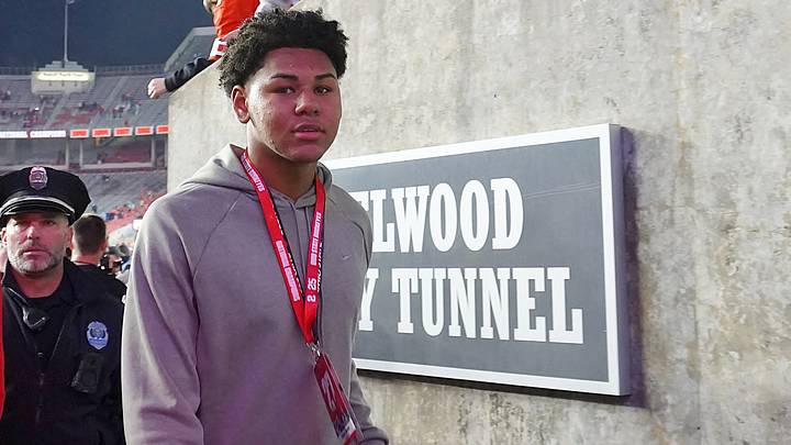 Shakopee linebacker Blake Betton visits Ohio Stadium on the day of the Ohio State Buckeyes football game against UCLA Shakopee linebacker Blake Betton visits Ohio Stadium on the day of the Ohio State Buckeyes football game against UCLA