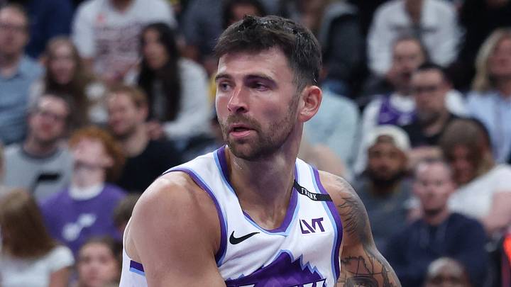 Mar 21, 2026; Salt Lake City, Utah, USA; Utah Jazz guard John Konchar (55) looks to pass against the Philadelphia 76ers during the second half at Delta Center. Mandatory Credit: Rob Gray-Imagn Images Mar 21, 2026; Salt Lake City, Utah, USA; Utah Jazz guard John Konchar (55) looks to pass against the Philadelphia 76ers during the second half at Delta Center. Mandatory Credit: Rob Gray-Imagn Images