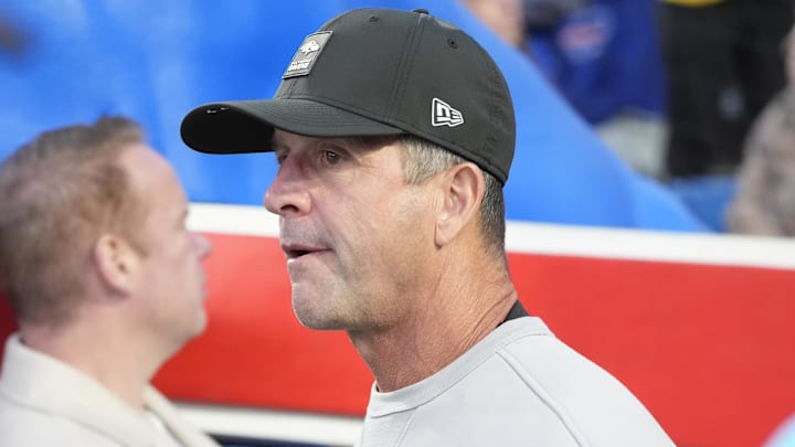 Baltimore Ravens head coach John Harbaugh Baltimore Ravens head coach John Harbaugh