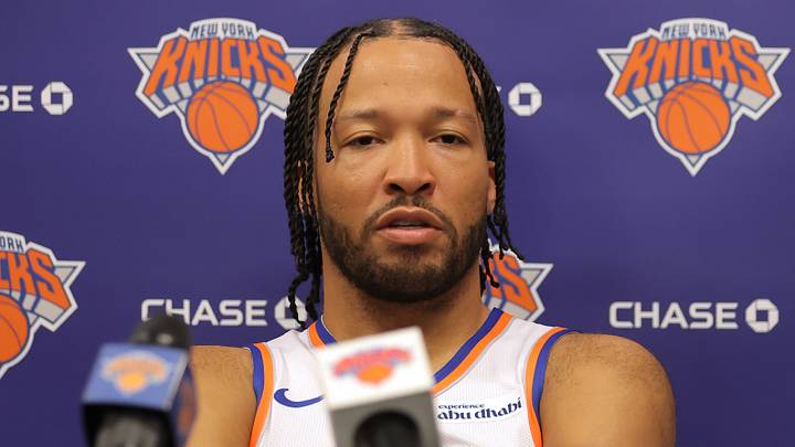 Sep 28, 2026; Tarrytown, NY, USA; New York Knicks guard Jalen Brunson (11) speaks during media day at the MSG training facility. Mandatory Credit: Brad Penner-Imagn Images Sep 28, 2026; Tarrytown, NY, USA; New York Knicks guard Jalen Brunson (11) speaks during media day at the MSG training facility. Mandatory Credit: Brad Penner-Imagn Images