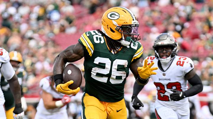 Green Bay Packers running back Kaleb Johnson