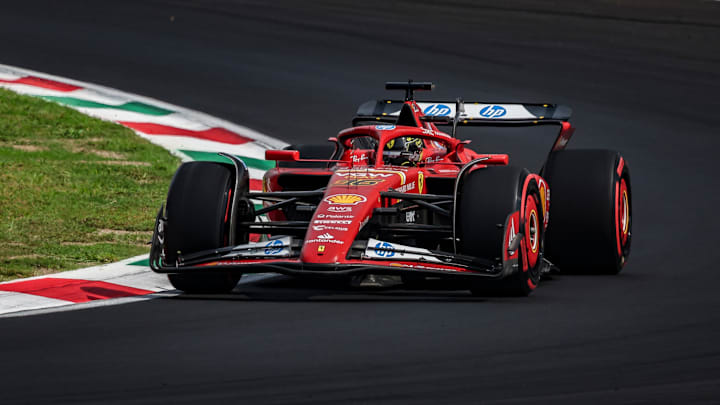 Charles Leclerc wins the Italian Grand Prix.