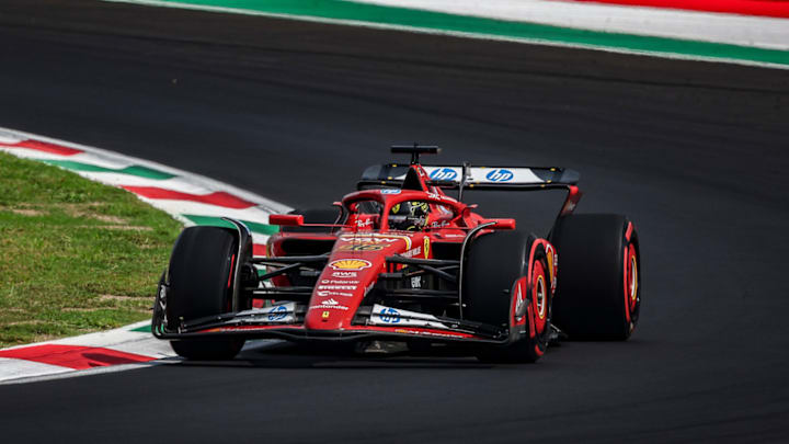 Charles Leclerc wins the Italian Grand Prix.