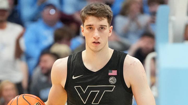 Feb 28, 2026; Chapel Hill, North Carolina, USA; Virginia Tech Hokies guard Neoklis Avdalas (17) with the ball in the first half at Dean E. Smith Center. Mandatory Credit: Bob Donnan-Imagn Images Feb 28, 2026; Chapel Hill, North Carolina, USA; Virginia Tech Hokies guard Neoklis Avdalas (17) with the ball in the first half at Dean E. Smith Center. Mandatory Credit: Bob Donnan-Imagn Images