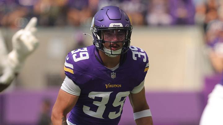Minnesota Vikings safety Jacob Thomas Minnesota Vikings safety Jacob Thomas
