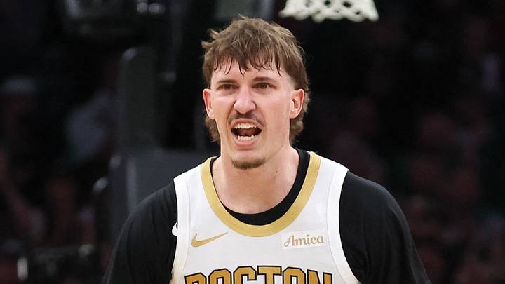 Apr 12, 2026; Boston, Massachusetts, USA; Boston Celtics guard Baylor Scheierman (55) reacts during the second half against the Orlando Magic at TD Garden. Mandatory Credit: Paul Rutherford-Imagn Images Apr 12, 2026; Boston, Massachusetts, USA; Boston Celtics guard Baylor Scheierman (55) reacts during the second half against the Orlando Magic at TD Garden. Mandatory Credit: Paul Rutherford-Imagn Images