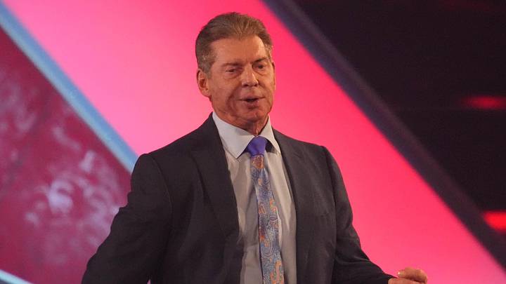 Apr 3, 2022; Arlington, TX, USA; WWE owner Vince McMahon enters the arena during WrestleMania at AT&T Stadium. Mandatory Credit: Joe Camporeale-Imagn Images Apr 3, 2022; Arlington, TX, USA; WWE owner Vince McMahon enters the arena during WrestleMania at AT&T Stadium. Mandatory Credit: Joe Camporeale-Imagn Images